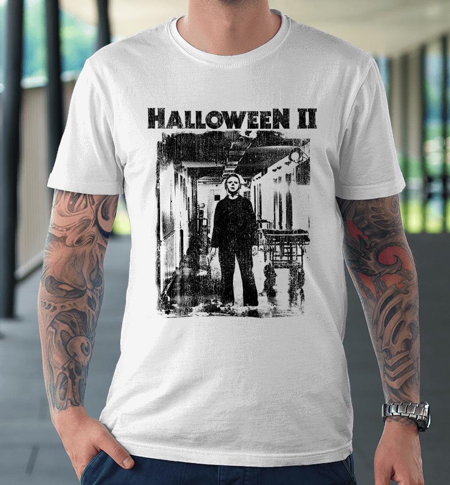 Universal Monsters Halloween 2 Michael Myers Hallway Premium T-Shirt