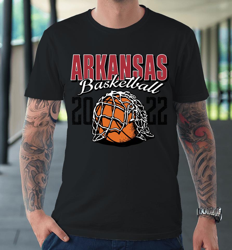 University Of Arkansas Basketball Nothing But Net Premium T-Shirt