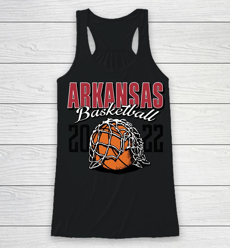 University Of Arkansas Basketball Nothing But Net Racerback Tank