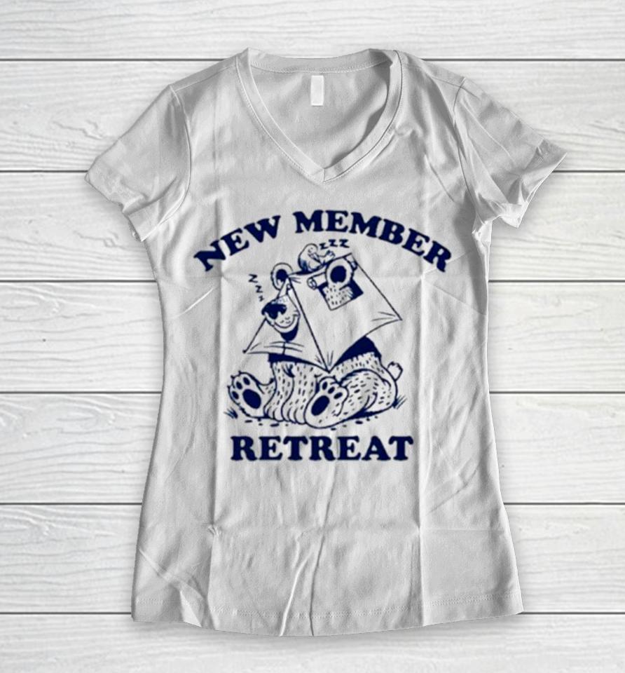 University Of Arkansas Delta Gamma New Member Retreat Women V-Neck T-Shirt