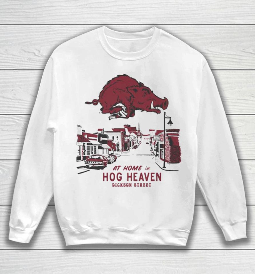 University Of Arkansas Vault Hog Heaven On Dickson Street Sweatshirt