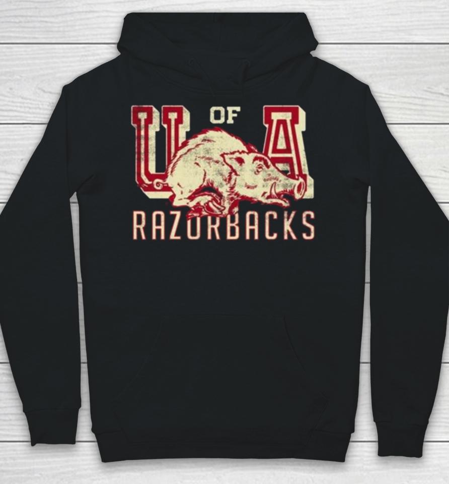 University Of Arkansas Vault Razorbacks Script Hoodie