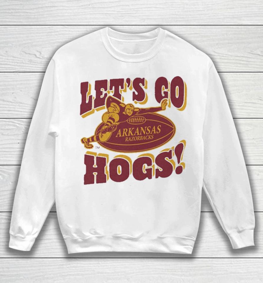 University Of Arkansas Vault Razorbacks Stiff Arm Sweatshirt