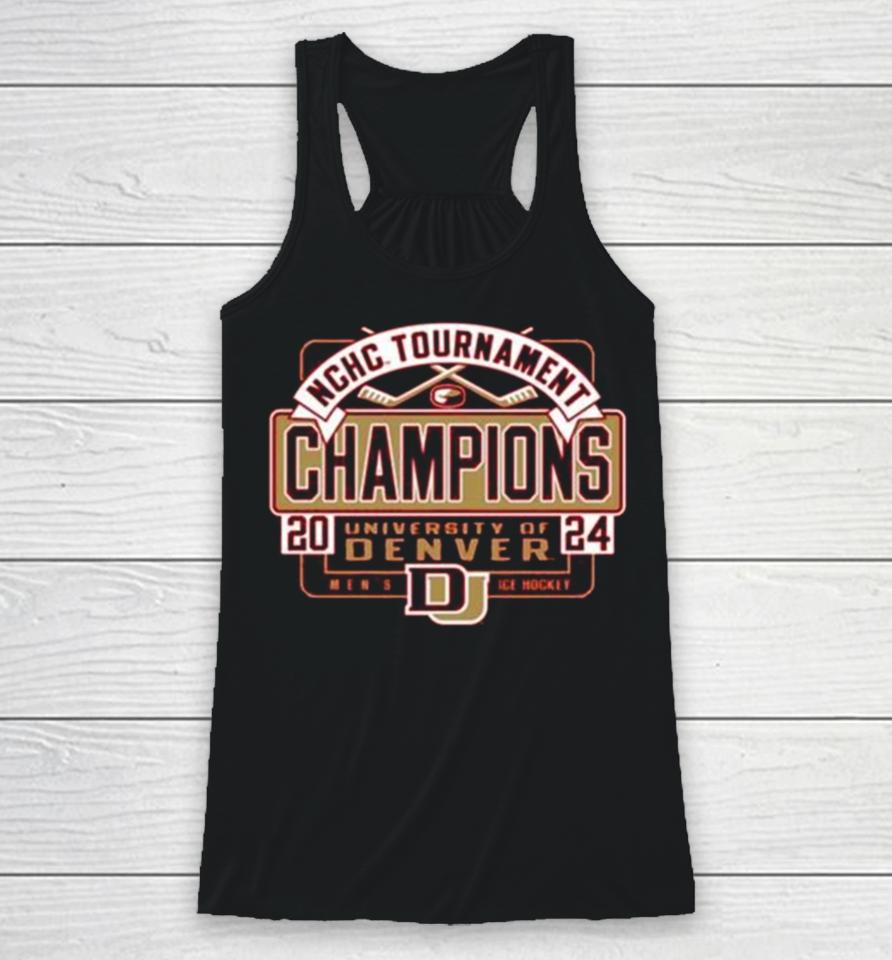 University Of Denver Men’s Hockey 2024 Summit League Tournament Champions Racerback Tank