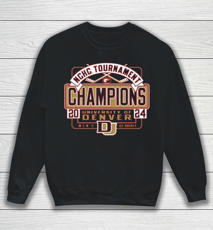University Of Denver Men’s Hockey 2024 Summit League Tournament Champions Sweatshirt