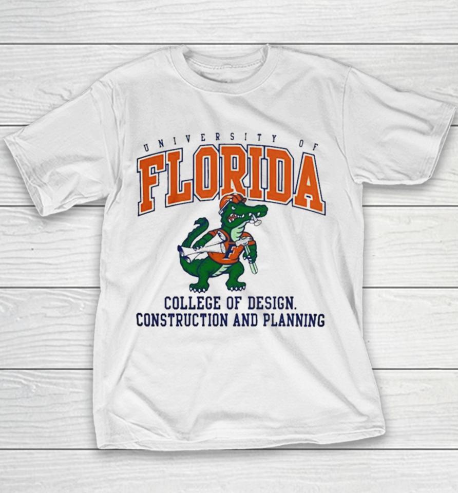 University Of Florida Gators College Of Design Construction And Planning Youth T-Shirt