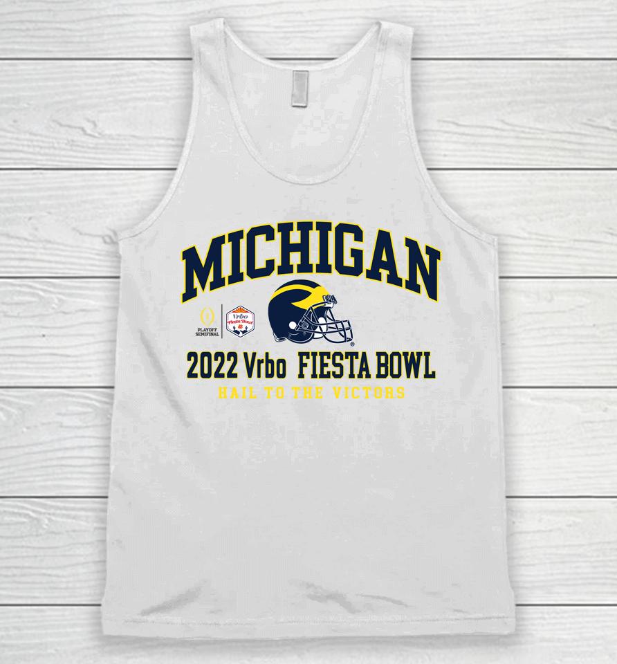 University Of Michigan Vrbo Fiesta Bowlfootball 2022 College Football Playoff Unisex Tank Top