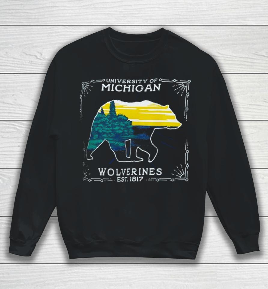 University Of Michigan Wolverines State Scenery Sweatshirt