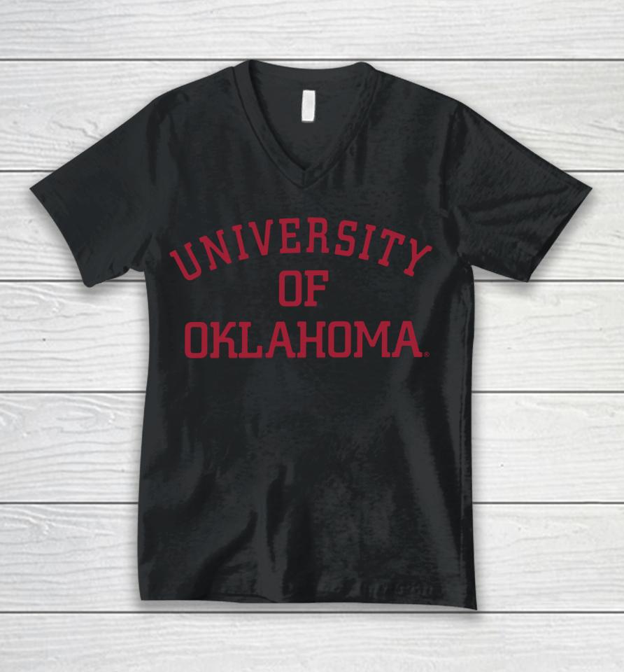 University Of Oklahoma Unisex V-Neck T-Shirt