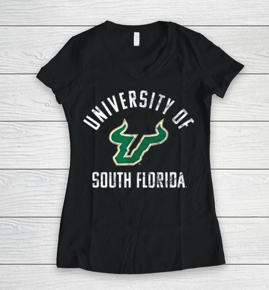 University Of South Florida Women V-Neck T-Shirt