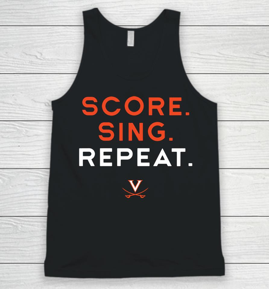 University Of Virginia Score Sing Repeat Unisex Tank Top