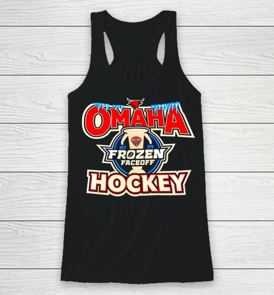 Uno Frozen Faceoff Omaha Hockey 2024 Racerback Tank