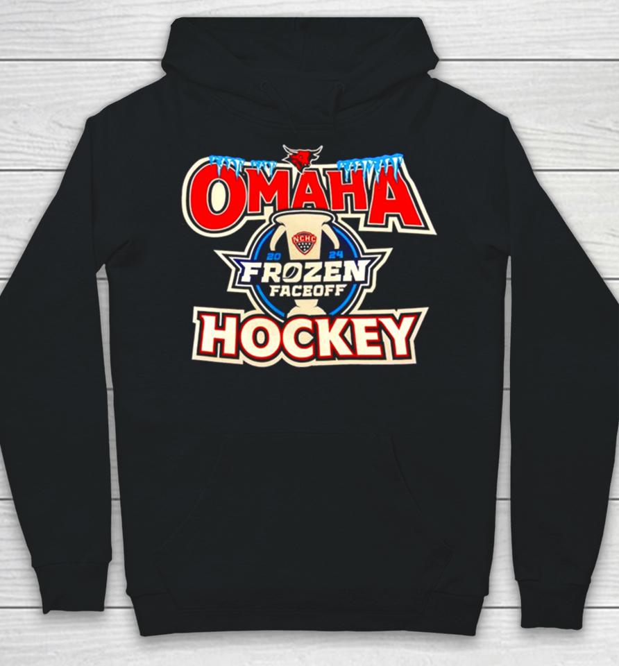 Uno Frozen Faceoff Omaha Hockey 2024 Hoodie