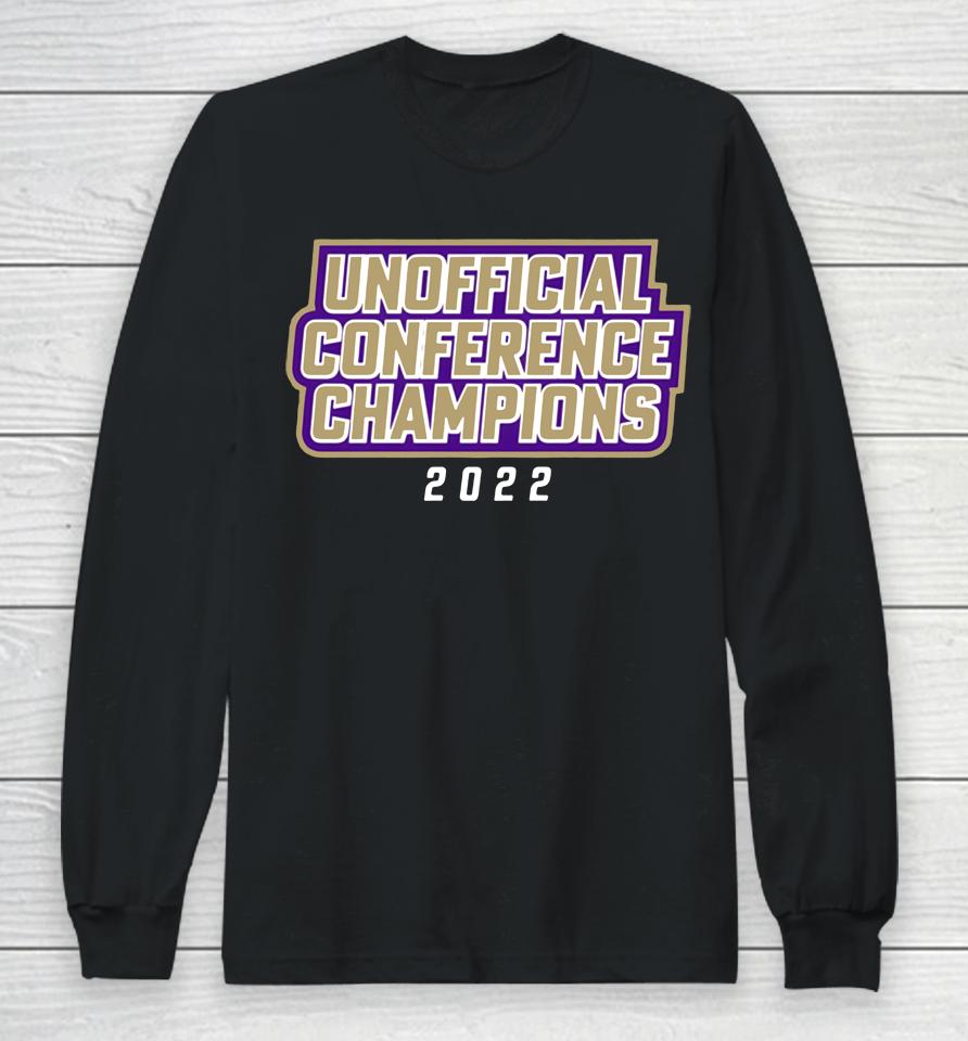 Unofficial Conference Champs 2022 Barstool Sports Long Sleeve T-Shirt