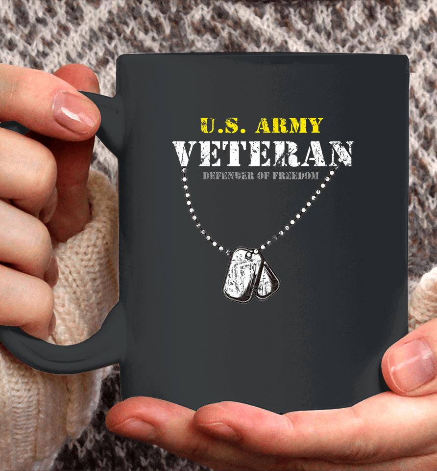 Us Army Veteran Defender Of Freedom Coffee Mug