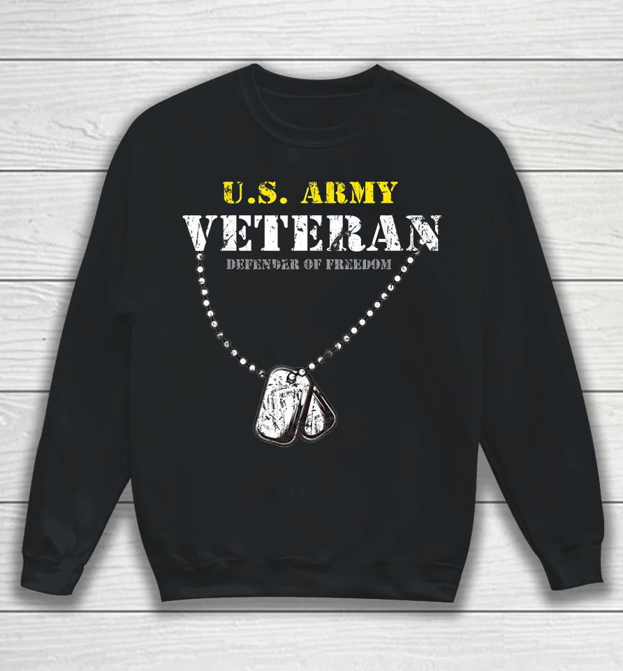 Us Army Veteran Defender Of Freedom Sweatshirt