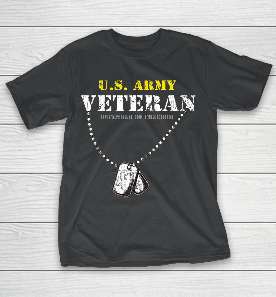 Us Army Veteran Defender Of Freedom T-Shirt
