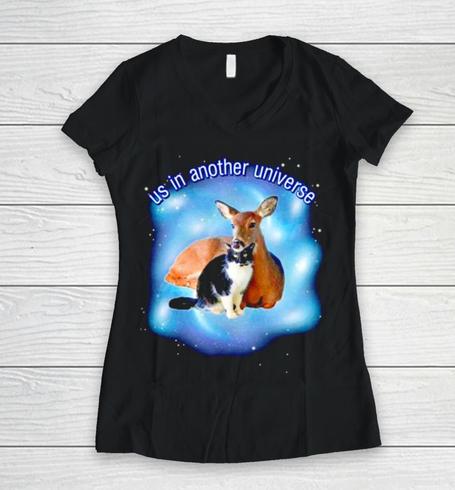 Us In Another Universe Women V-Neck T-Shirt