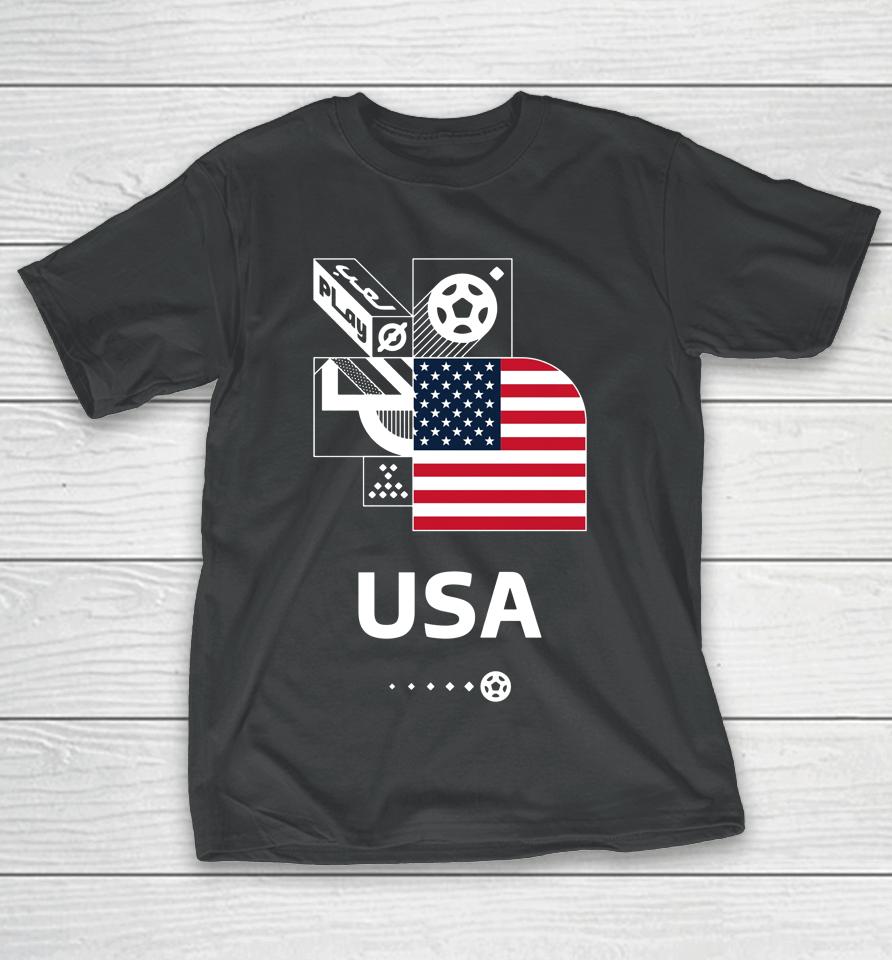 Us Soccer Fifa World Cup Qatar 2022 Play Action T-Shirt