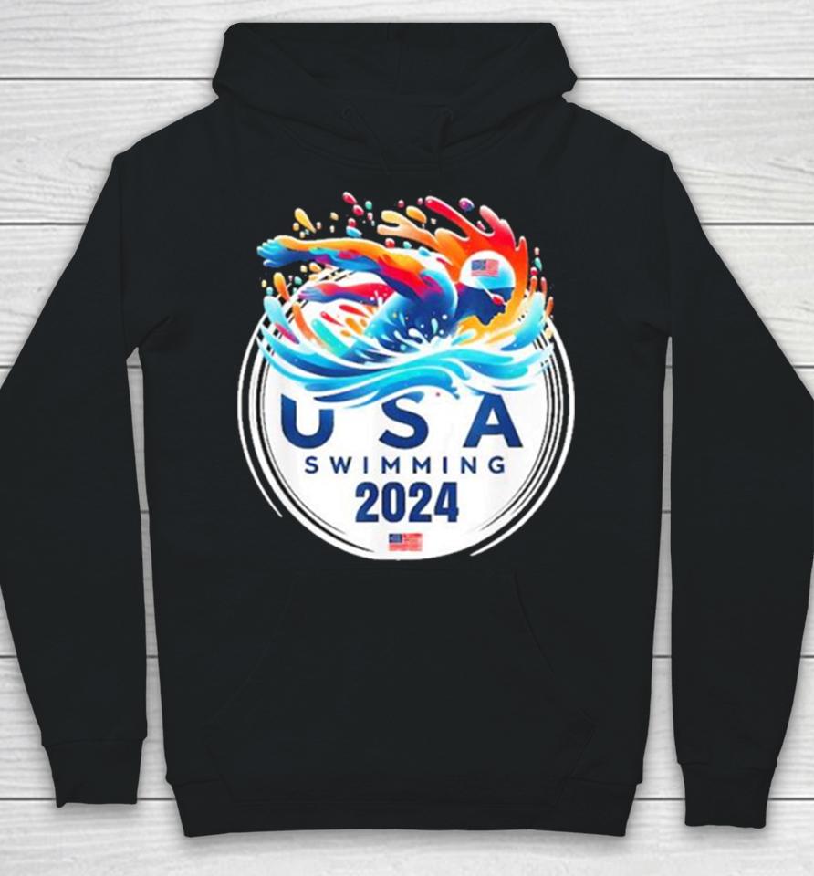 Usa 2024 United States American Sport 2024 Swimming Hoodie