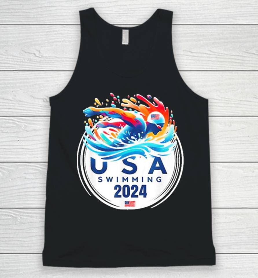 Usa 2024 United States American Sport 2024 Swimming Unisex Tank Top