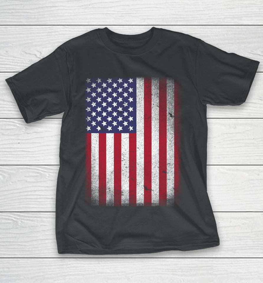 Usa Flag 4Th July American Red White Blue Star Stripes 4 Day T-Shirt
