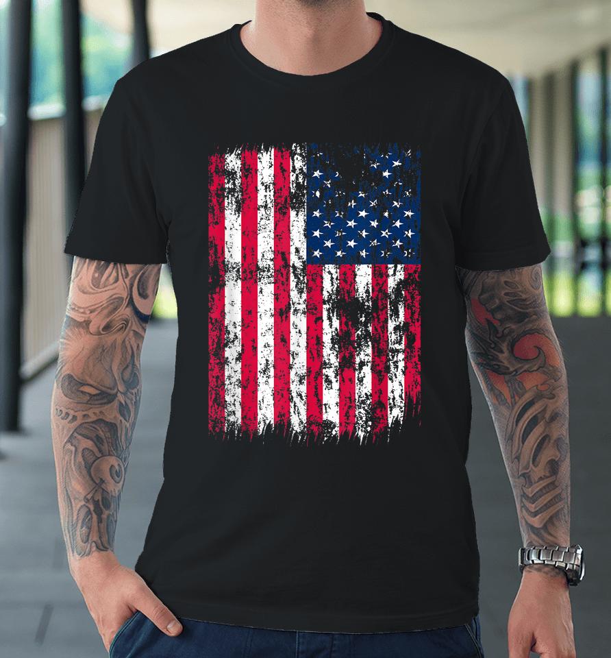 Usa Flag American Flag 4Th Of July Premium T-Shirt
