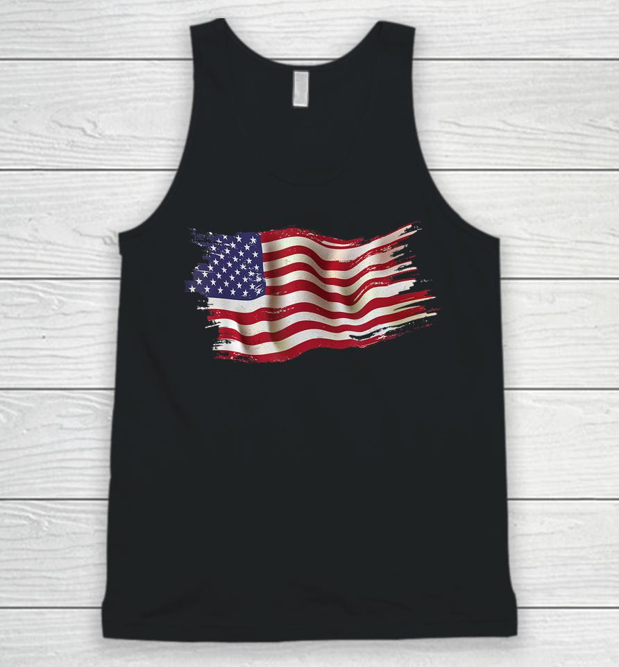 Usa Flag Patriotic 4Th Of July America Day Of Independence Unisex Tank Top
