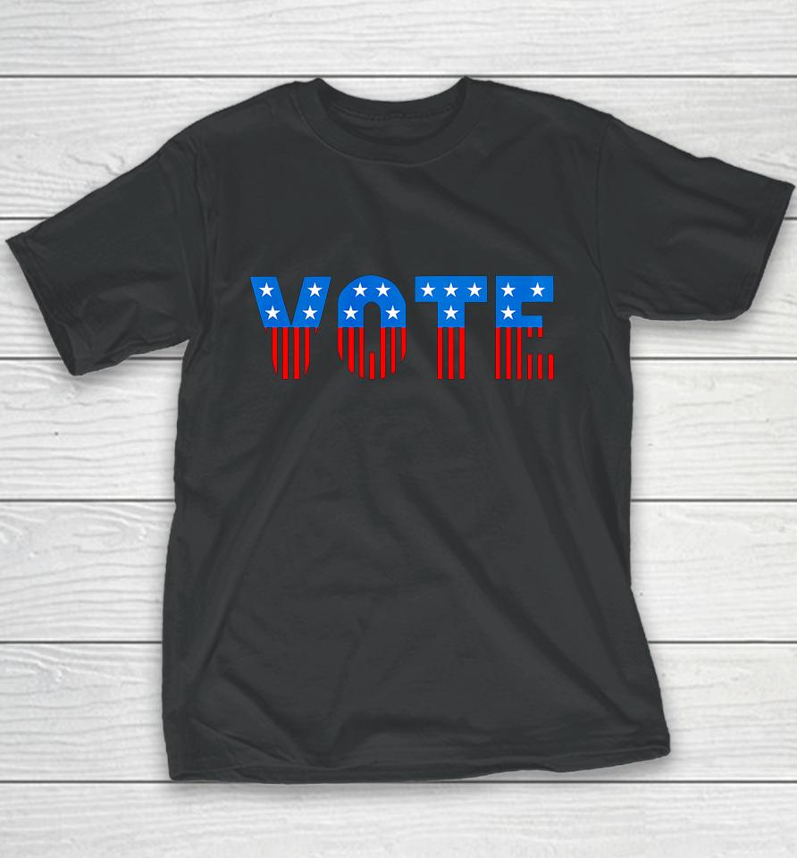 Usa Red White And Blue Vote Election Youth T-Shirt