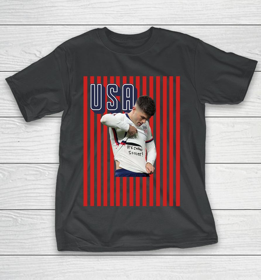 Usa Soccer 2022 Christian Pulisic It's Called Soccer Pulisic T-Shirt
