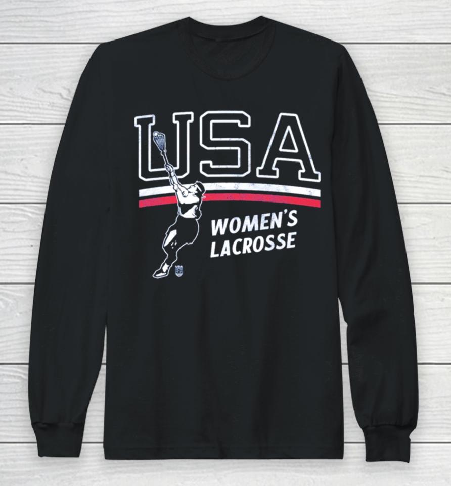 Usa Women’s Lacrosse Long Sleeve T-Shirt