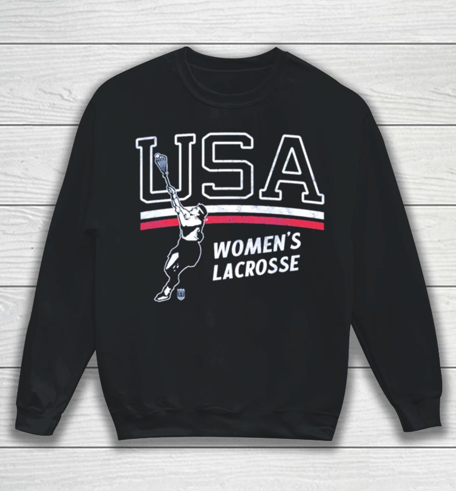 Usa Women’s Lacrosse Sweatshirt