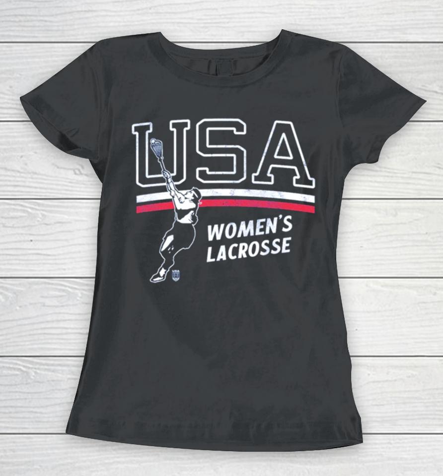 Usa Women’s Lacrosse Women T-Shirt