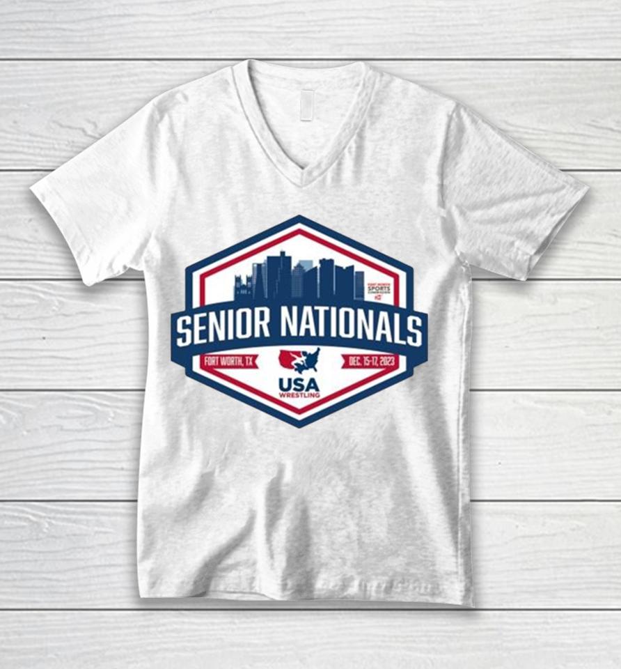 Usa Wrestling Senior Nationals 2023 Unisex V-Neck T-Shirt