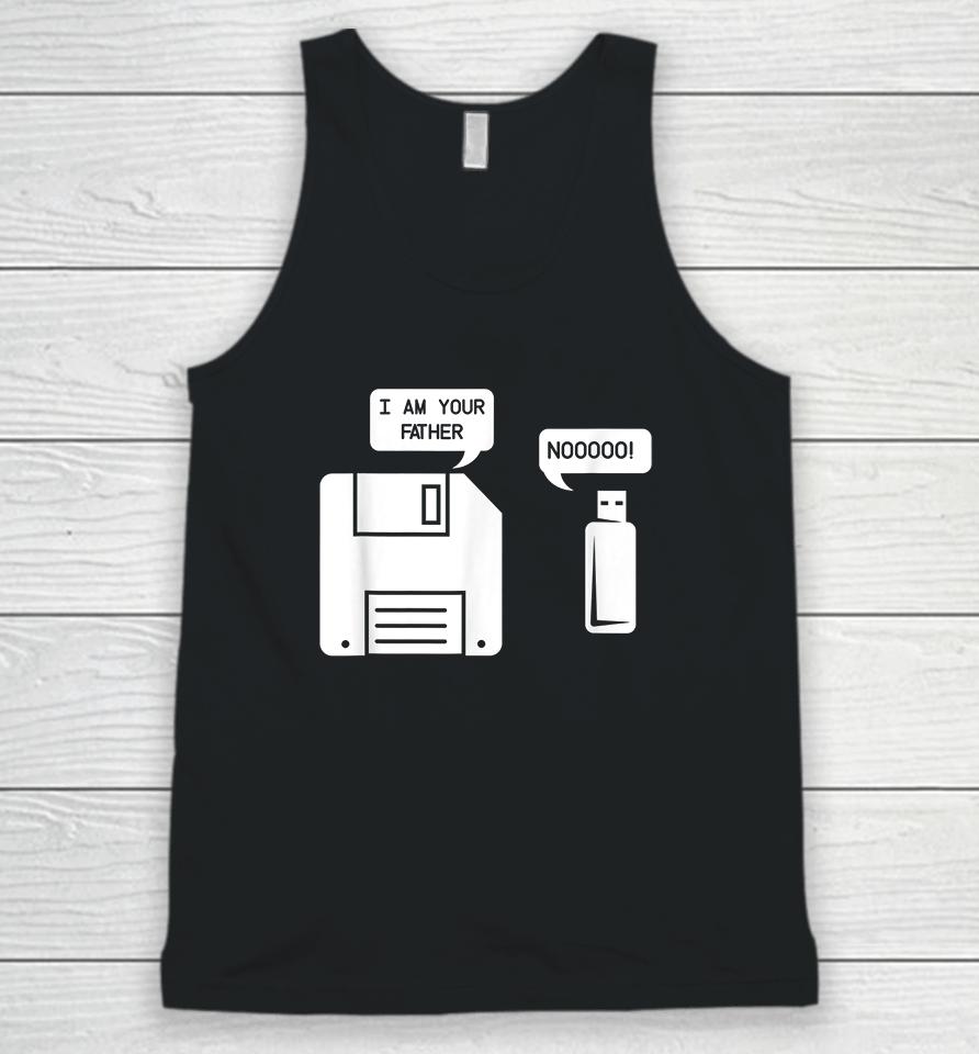Usb Floppy Disk I Am Your Father Unisex Tank Top