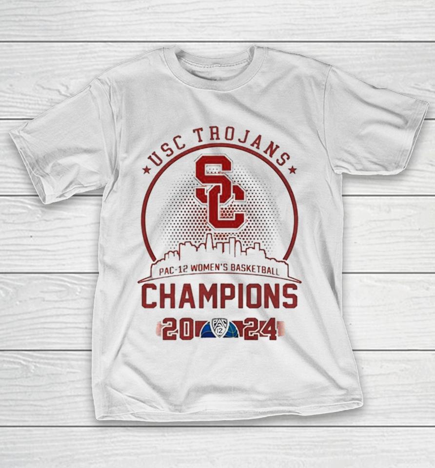 Usc Trojans 2024 Pac 12 Champions T-Shirt