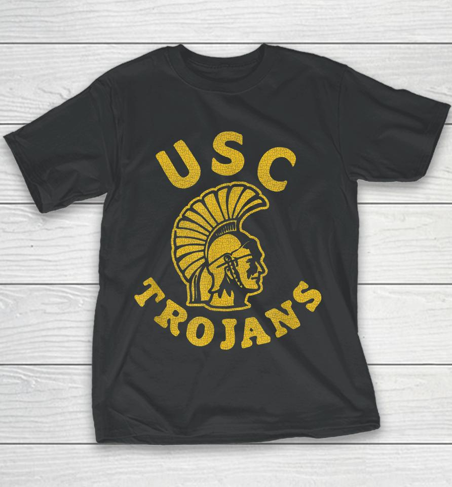 Usc Trojans Vintage Tournament Logo Youth T-Shirt