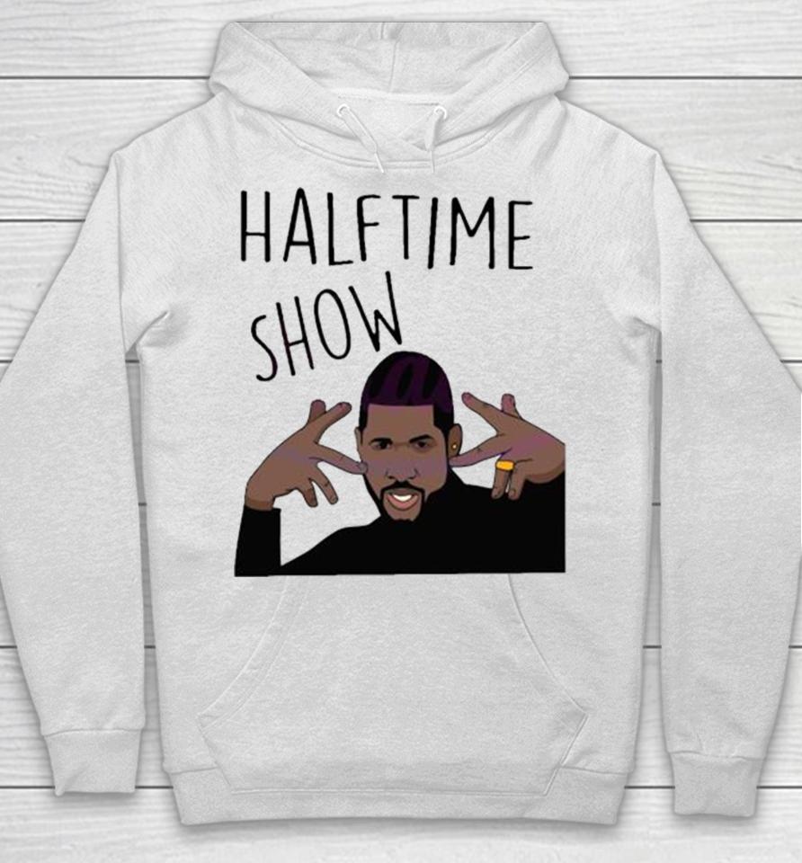 Usher Halftime Show Super Bowl Wear Gold Rings Hoodie