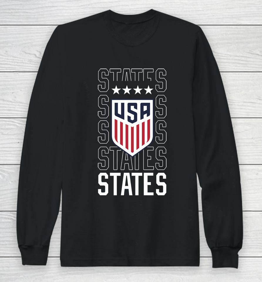 Uswnt Repeat States Long Sleeve T-Shirt