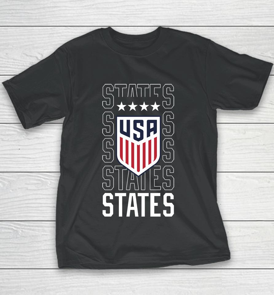 Uswnt Store States States States States States Usa Youth T-Shirt