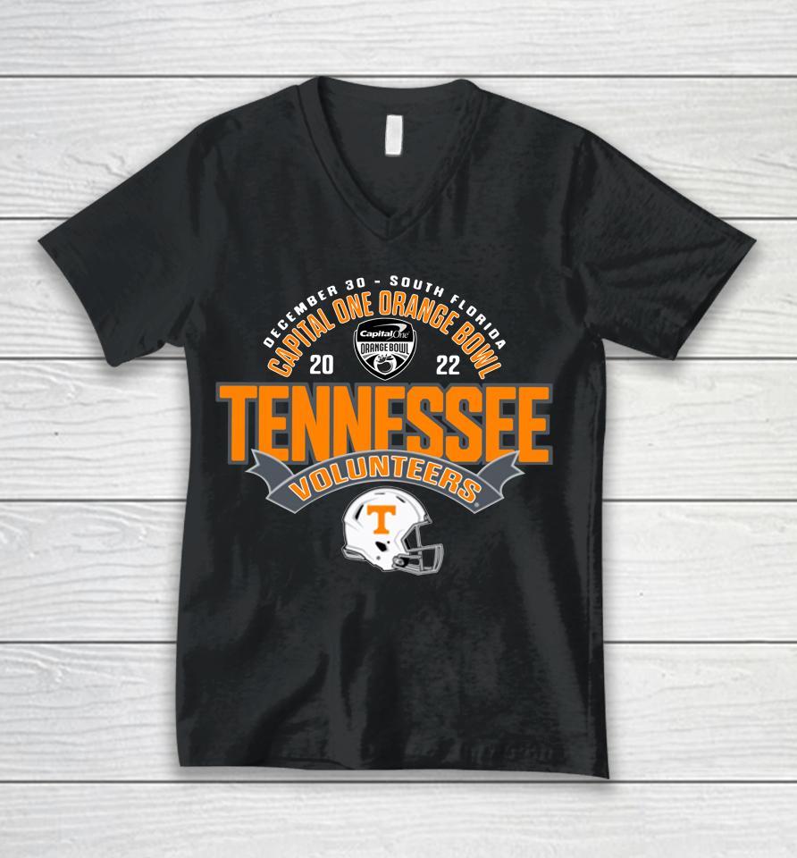Ut Vol Shop Orange Bowl Tennessee Football Champs Unisex V-Neck T-Shirt
