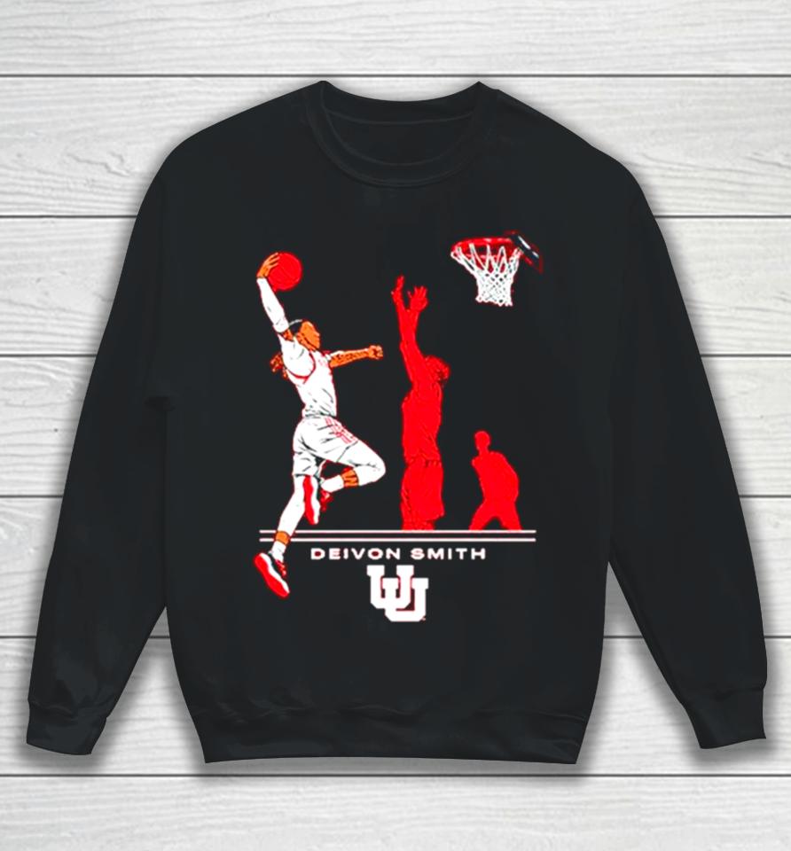 Utah Basketball Deivon Smith Superstar Pose Sweatshirt