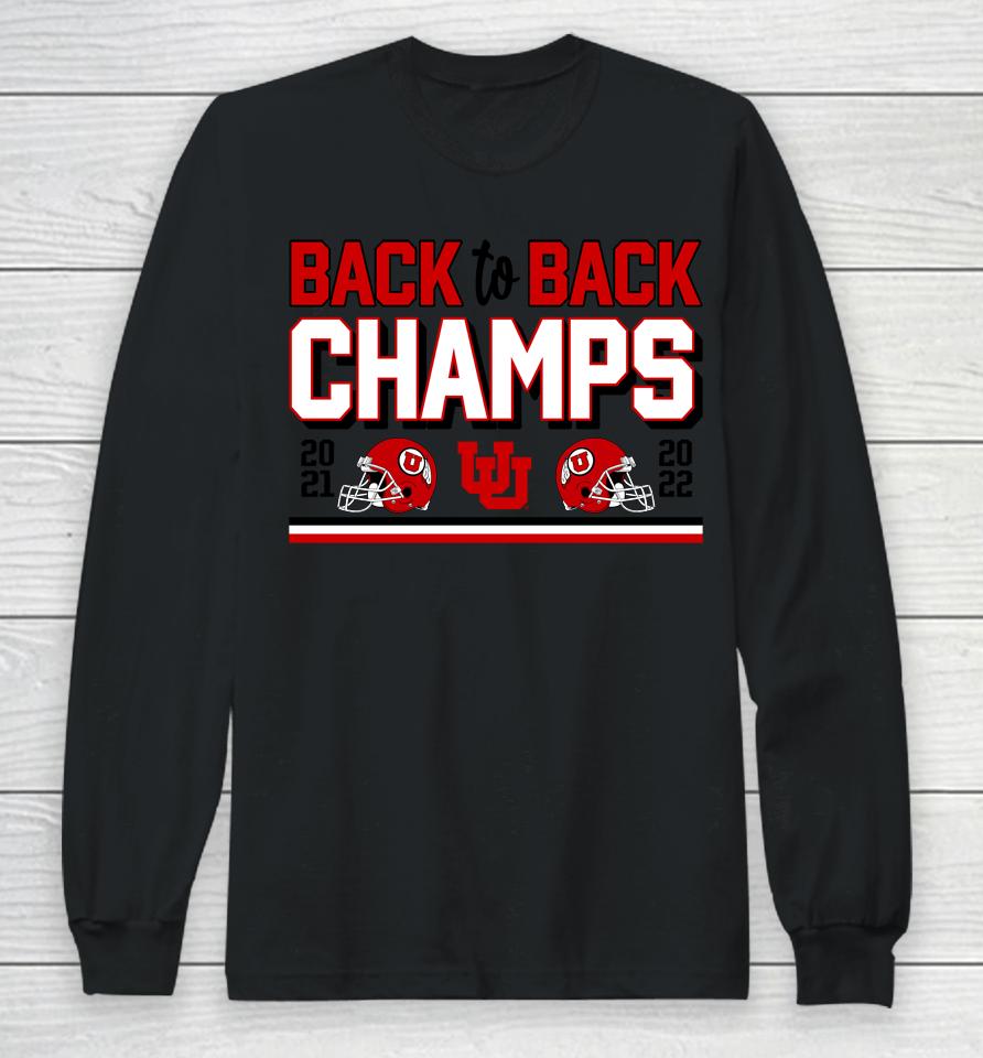 Utah Football Wins Usc Back-To-Back Pac-12 Titles With 47-24 Victory Long Sleeve T-Shirt