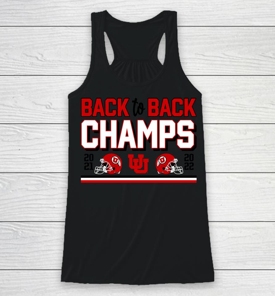 Utah Football Wins Usc Back-To-Back Pac-12 Titles With 47-24 Victory Racerback Tank