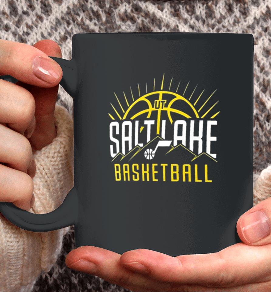 Utah Jazz Salt Lake Basketball Half Court Offense Coffee Mug