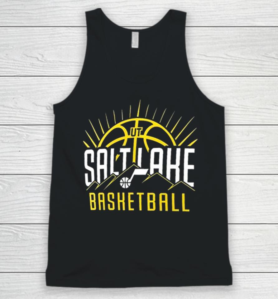 Utah Jazz Salt Lake Basketball Half Court Offense Unisex Tank Top