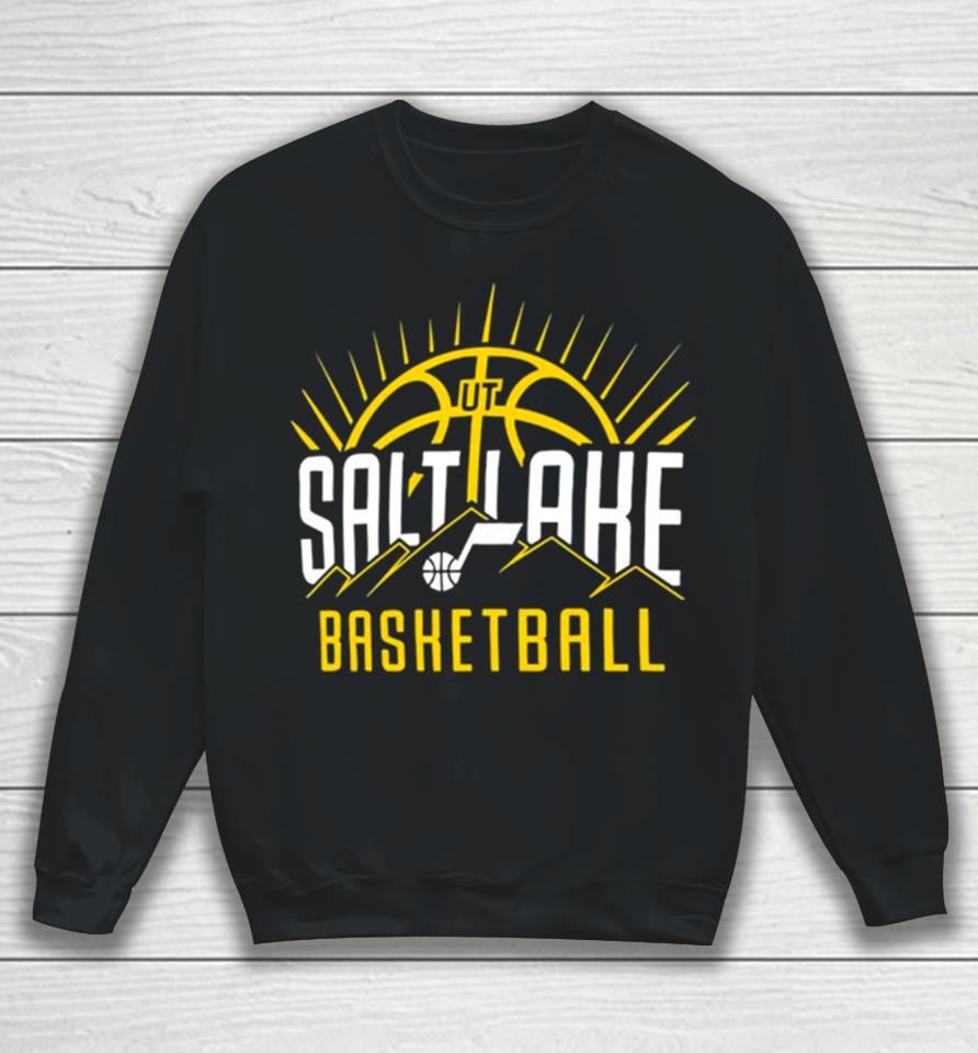 Utah Jazz Salt Lake Basketball Sweatshirt