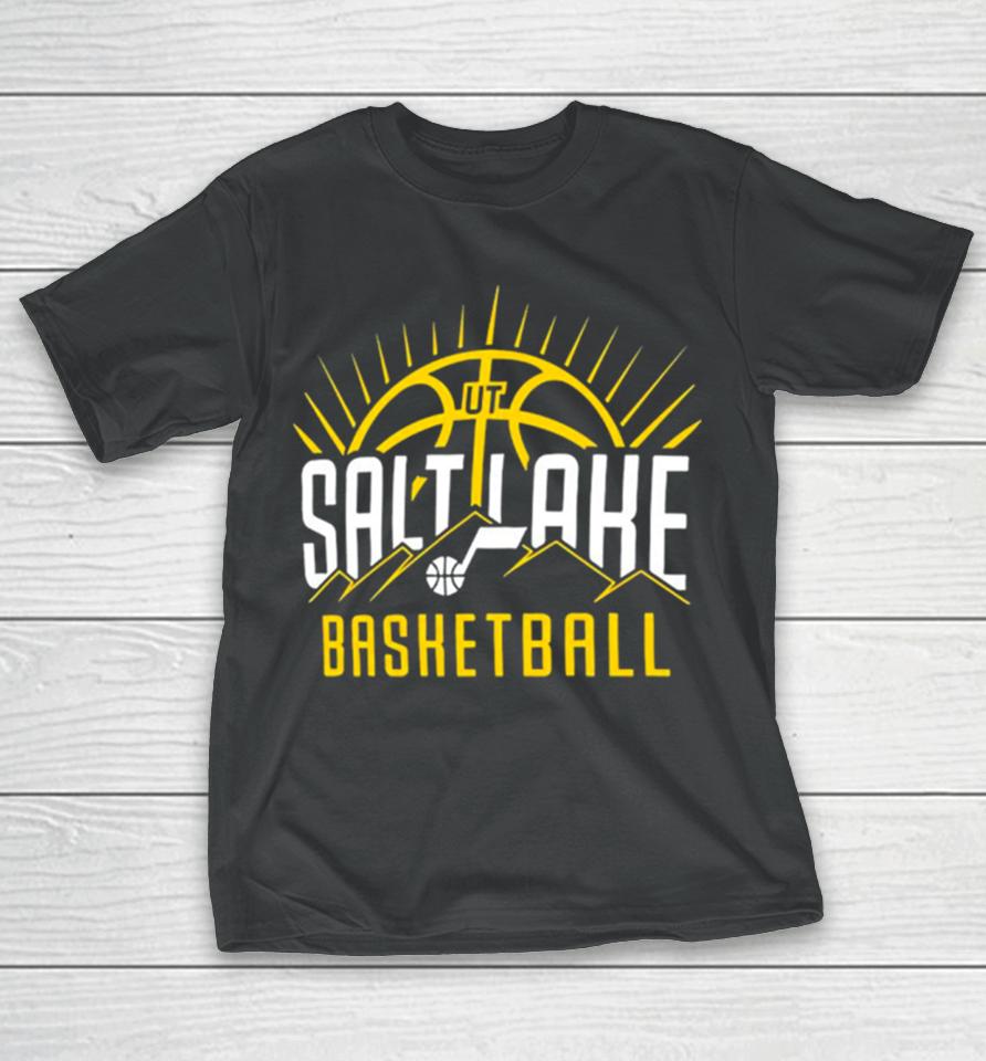 Utah Jazz Salt Lake Basketball T-Shirt