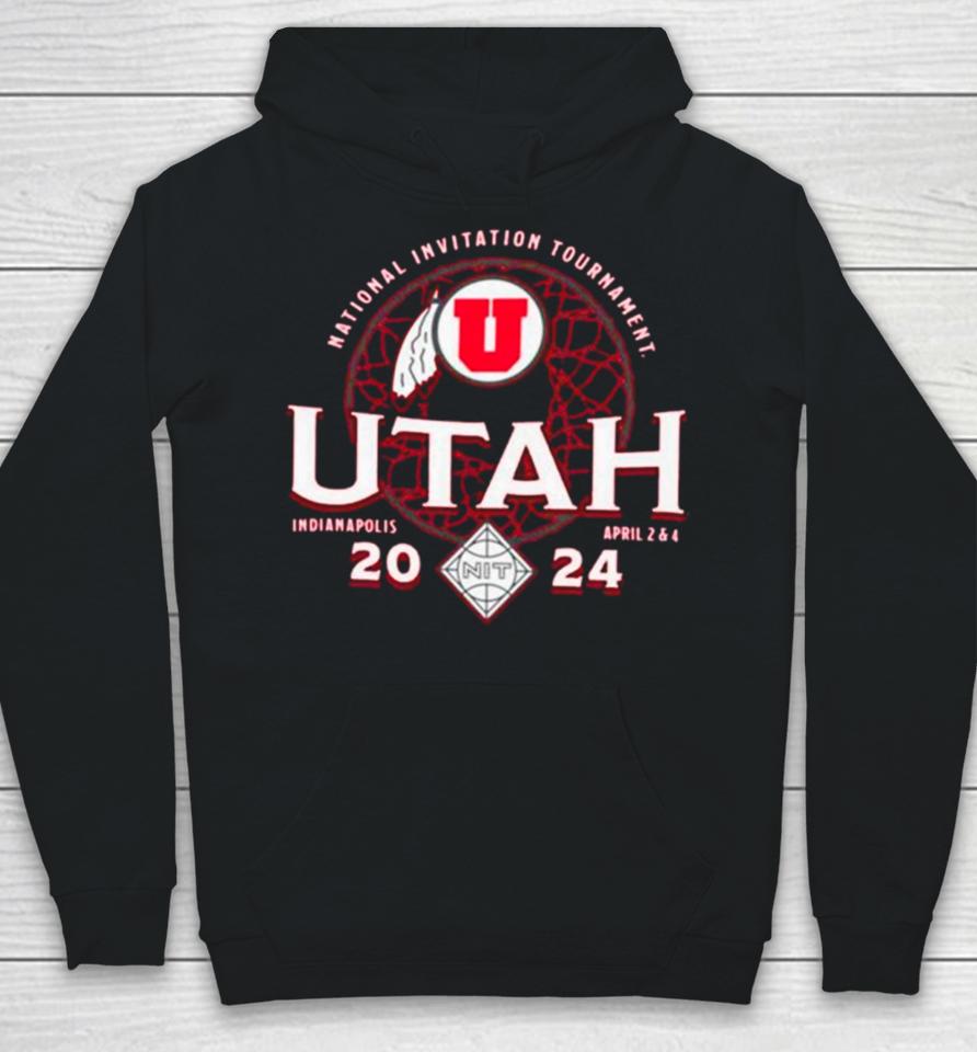 Utah Utes 2024 Division I Men’s Basketball Postseason Nit Champion Hoodie