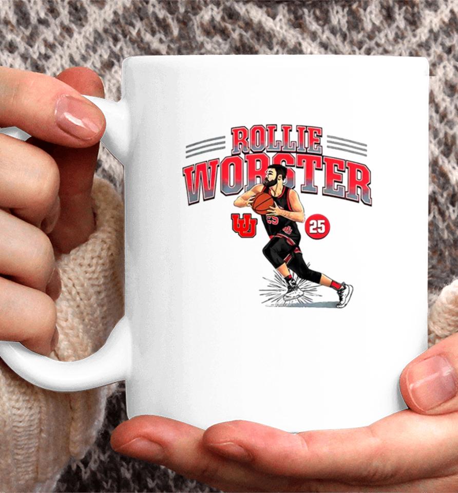 Utah Utes Rollie Worster Men’s Basketball Coffee Mug